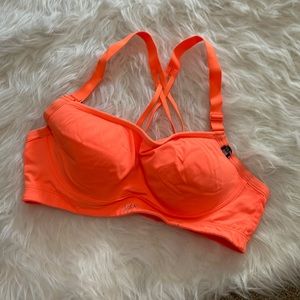 Neon Orange VSX Sport Womens Sports Bra. Size 36C